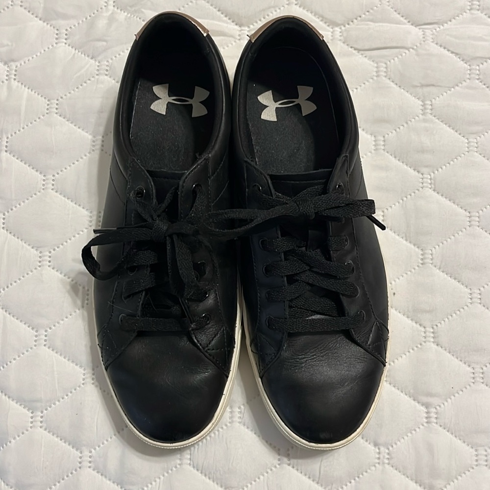 Under Armour Black Leather Shoes
